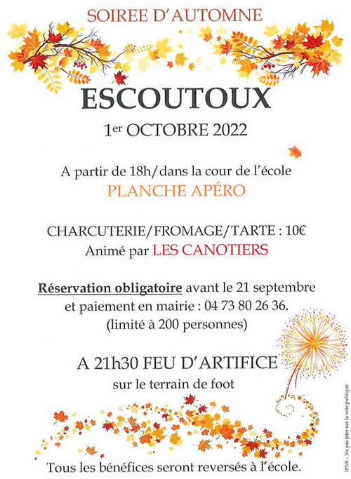 1er octobre 2022 Escoutoux